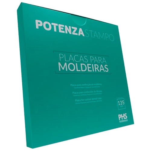 Placa para Moldeira Soft 1mm Quadrada C/10 - PHS