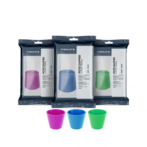 Pote Dappen de Silicone Cor Sortida - Maquira
