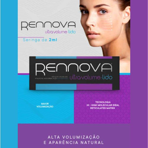 Preenchedor Acido Hialurônico Lift Ultra Volume Lido 2 ml - Rennova