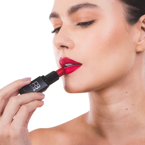 Preenchedor Lips Plus Lido 1,1ml + Batom Semi Matte Vermelho Poder 3g - Rennova