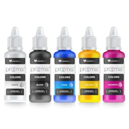 Prizma 3D Colors Kit Corante CMYK C/5 de 50ml - Makertech Labs