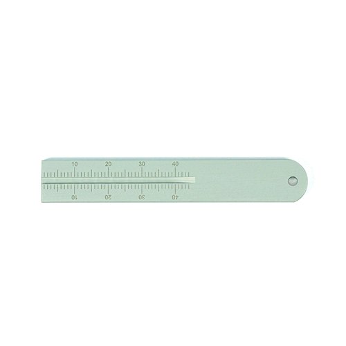 Régua de Alumínio Milimetrada Endodôntica 40mm - Maquira