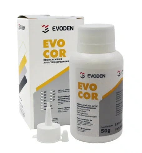 Resina acrílica auto/termo Evocor PO 62 50g - Evoden