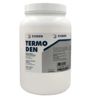 Resina acrílica Termoden 2,250kg rosa médio c/ veias - Evoden