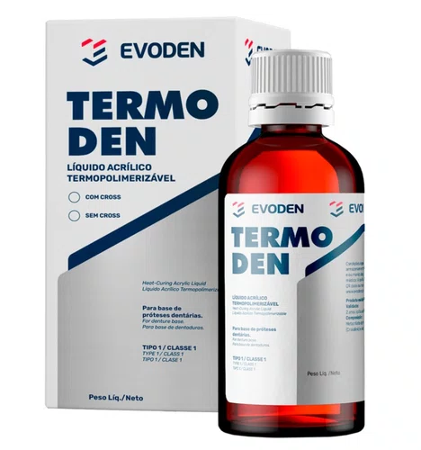 Resina Acrílica Termoden Líq S/Crosslink 120ml - Evoden