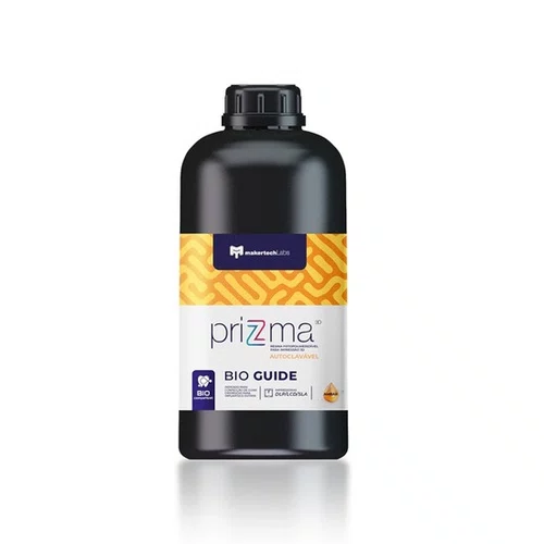 Resina para Impressora 3D Prizma Bio Guide Âmbar 1000gr - Makertech Labs