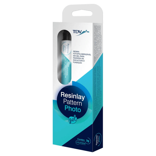 Resina Acrilica Fotopolimerizavel Resinlay Pattern Photo Pasta 3gr - TDV