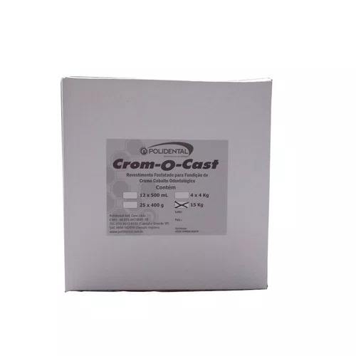 Revestimento Crom-O-Cast 15Kg - Polidental