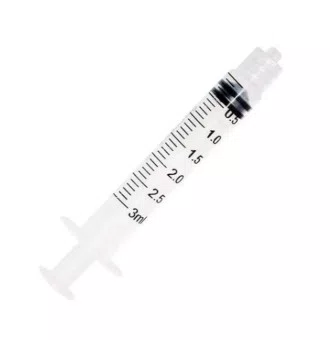 Seringa descartável 3ml S/agulha Luer Lock – Medix