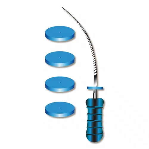 STOP DE SILICONE 1MM C/100 - ANGELUS