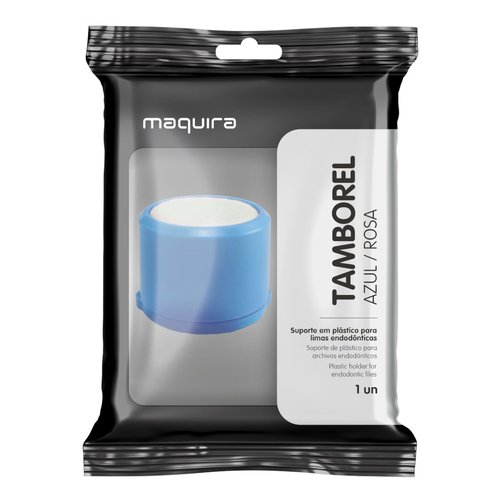 Tamborel de Plástico Azul - Maquira