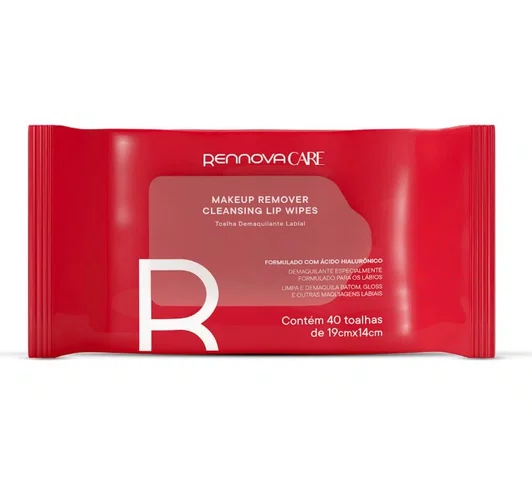 Toalha Demaquilante Labial Care Makeup - RENNOVA