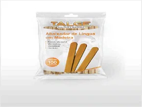 ABAIXADOR DE LINGUA DE MADEIRA C/100 - TALGE