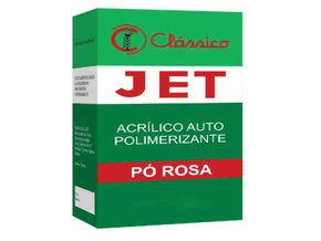 Resina Acrílica Autopolimerizável Jet Pó 440gr Rosa - Clássico