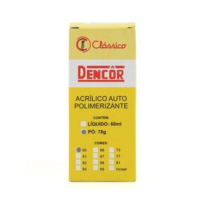 Resina Acrílica Dencôr em Pó Cor Incisal - Clássico