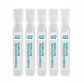 Água de injeção 10ml frasco com 5 unidades - Halex Star