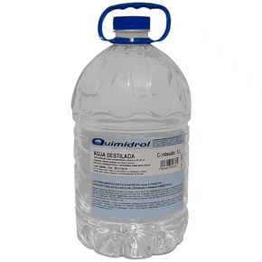 AGUA DESTILADA 5LT - QUIMIDROL