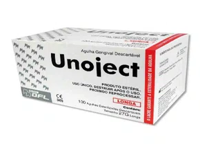 Agulha Gengival Longa 27g Unoject C/100 Unidades - DFL