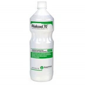 ALCOOL 70% 1 LITRO - RIOQUIMICA