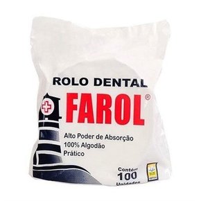 Algodão Rolete Branco C/100 - Farol