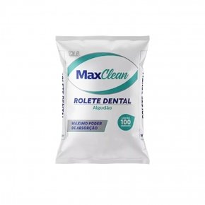 Algodão Rolete Branco C/100 - Maxclean