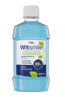 Antisseptico Bucal Witsmile Hortela 250ml - Fgm