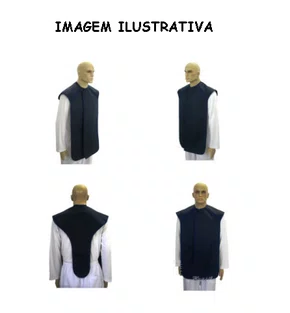 AVENTAL DE CHUMBO COM PROTECAO COLUNA - ODONTOLOGIC