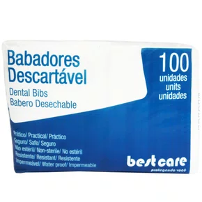 Babador Descartável (Acadêmico) C/50uni - Best Care (Acadêmico)