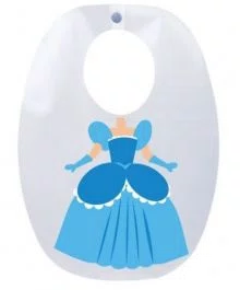 Babador Impermeável Infantil Príncipe/Princesa C/2 - Fun Work