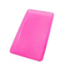 BANDEJA MEDIA ROSA C/ GLITTER AUTOCLAVAVEL - LYSANDA