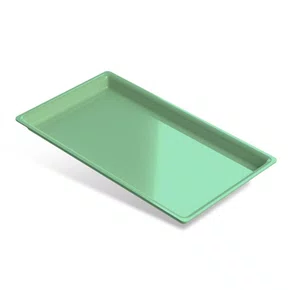 BANDEJA PEQUENA VERDE CLARO AUTOCLAVAVEL - INDUSBELLO