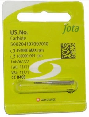 BROCA CARBIDE DE BAIXA ROTACAO CA N 1 HASTE CURTA - JOTA