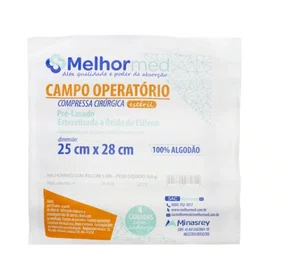 CAMPO OPERATÓRIO 25X28 C/ RX C/ 5 UNI - MELHOR MED