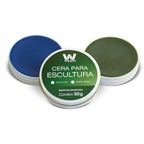 CERA ESCULTURA AZUL DURA 50G WILSON- POLIDENTAL