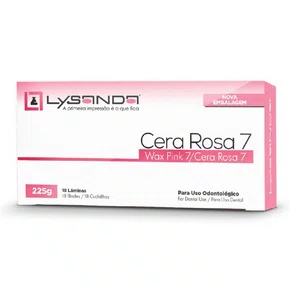 Cera 7 Rosa com 18 Lâminas - Lysanda