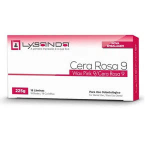 Cera Rosa 9 com 18 Lâminas - Lysanda