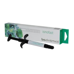Cimento Compósito de Ionômero de Vidro Forrador Ionofast Verde 2,5g - Biodinâmica