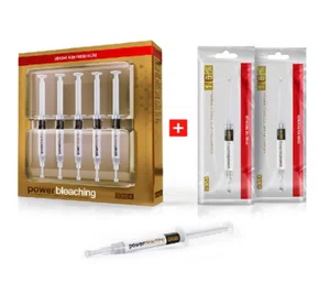 Clareador Kit Power Bleaching 10% C/5 + 2 Seringas Brinde - BM4