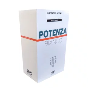 Clareador Potenza Bianco H2O2 7,5% Kit C/8 Seringas - Potenza