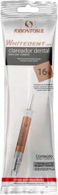 CLAREADOR SERINGA WHITEDENT 16% 3GR - IODONTOSUL