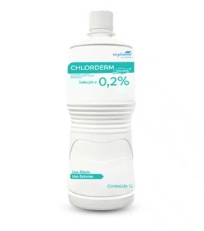Clorexidina Aquosa Chlorderm 0,2% 1lt - Vic Pharma