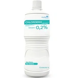 Clorexidina Aquosa Chlorderm 0,2% 1lt - Vic Pharma