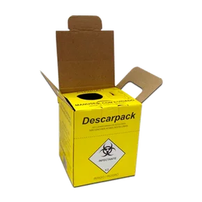 COLETOR DE MATERIAL PERFURO CORTANTE 7 LITROS - DESCARPACK