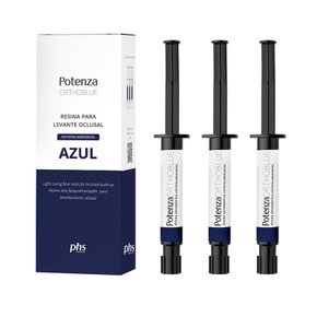 Cimento Ortodôntico para Levante de Mordida Potenza Orthoblue Kit C/3 Seringas - PHS
