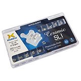 Kit de Bráquetes 01 caso Prescrição Roth Ceramic SLI .022" Can.9° Ang. Gancho Can./Prés - Morelli