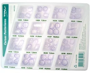 COROAS TRANSPARENTES POSTERIORES C/64 UNIDADES (REF.4152) - TDV