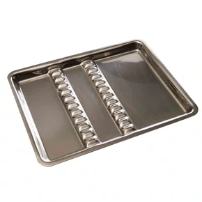 CUBA INOX 22X17CM C/ SUPORTE P/ 12 INSTRUMENTOS (292042) MILLENIUN - FAVA