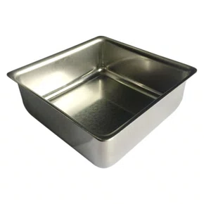 CUBA INOX 7,5X7,5X03CM P/ TUBETES E GAZES (MF 327) - FAVA
