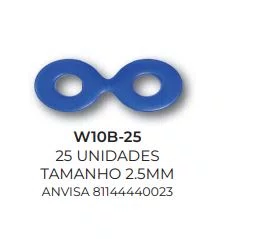 Cunha Plástica Ultrawedge Elástica 2,5mm C/25 (W10B-25) - American