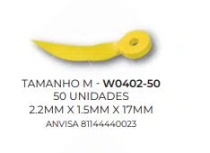 CUNHA PLASTICA ULTRAWEDGE M C/50 (W0402-50) - AMERICAN